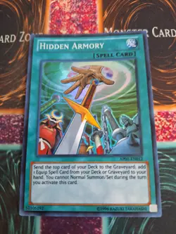 Yugioh Hidden Armory AP01-EN012 Super Rare Unlimited Near Mint - Image 1