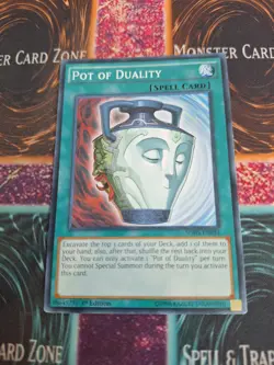Yugioh Pot of Duality SDHS-EN034 Common 1st Edition Near Mint - Image 1