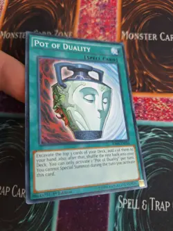 Yugioh Pot of Duality SDHS-EN034 Common 1st Edition Near Mint - Image 2