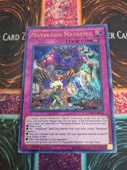 Yugioh Mayakashi Mayhem DUOV-EN056 Ultra Rare 1st Edition Near Mint - Image 1