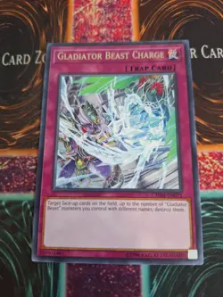 Yugioh Gladiator Beast Charge CHIM-EN071 Rare Unlimited Near Mint - Image 1