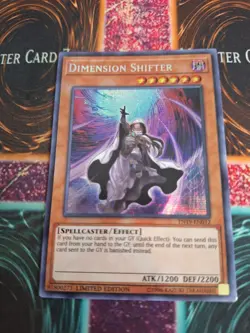Yugioh Dimension Shifter TN19-EN012 Prismatic Secret Rare Limited Near Mint - Image 1