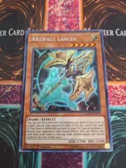 Yugioh Artifact Lancea BLHR-EN079 Secret Rare 1st Edition Near Mint - Image 1