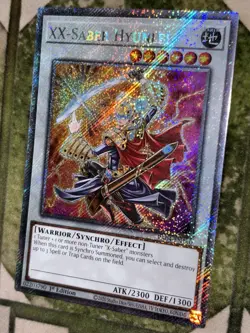 YuGiOh XX-SABER HYUNLEI Platinum Secret Rare RA04-EN140 - Image 1