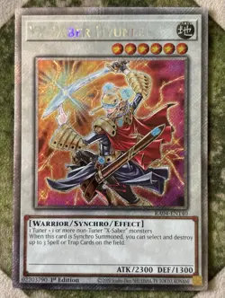 YuGiOh XX-SABER HYUNLEI Platinum Secret Rare RA04-EN140 - Image 2