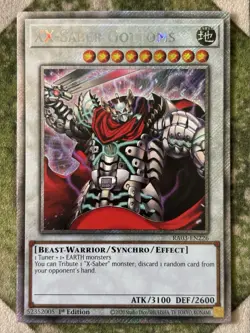 YuGiOh XX-SABER GOTTOMS Platinum Secret Rare RA03-EN226 - Image 2