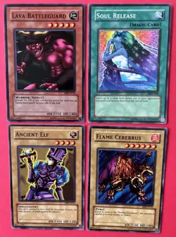 Yugioh Metal Raiders “Vintage” 4 Card lot - Image 1