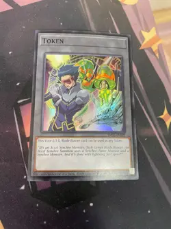 YUGIOH - VIZOR & T.G. BLADE BLASTER TOKEN - TKN5 - SUPER RARE - Image 1