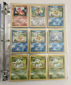Pokemon Vintage 7 Foil/85 Card Binder Lot Blastoise Venusaur Mewtwo Zapdos Base - Image 4
