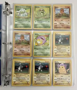 Pokemon Vintage 7 Foil/85 Card Binder Lot Blastoise Venusaur Mewtwo Zapdos Base - Image 5