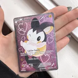 Pokemon Emolga Reverse Holo RC13/RC25 Evolving Skies 70 HP Basic Electric Card - Image 1