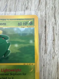 Skiploom 60/147 Aquapolis Pokemon Card - e-reader 2002 expedition - Image 3