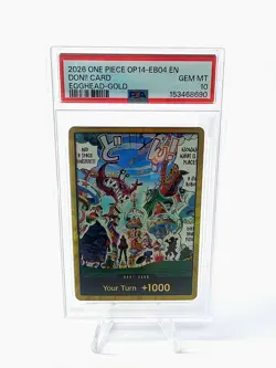 DON!! Card (Egghead) (Gold) The Azure Sea's Seven Foil - Image 1