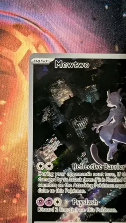 MEWTWO SVP 052 Scarlet Violet 151 Promo Illustration Rare Pokemon Card SEALED - Image 2