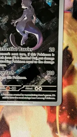 MEWTWO SVP 052 Scarlet Violet 151 Promo Illustration Rare Pokemon Card SEALED - Image 4