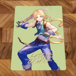 1x Zidane, Tantalus Thief - Gold Stamped Stamp Art Card, Final Fantasy, MTG NM - Image 1