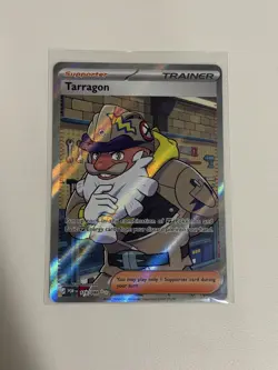 Pokemon TCG Tarragon POR Ultra Rare Full Art Holo Trainer Supporter 116/088 Card - Image 1