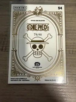 Wanted God Usopp #54- Panini One Piece Treasure Box Ltd. Card 74/90 - Image 2
