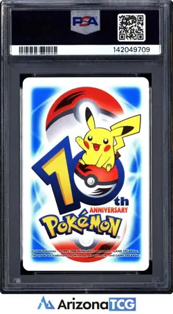 Pokemon 2006 Electrode/Voltorb Blue 4 Of Diamonds 10th Annv. Playing Card PSA 10 - Image 2