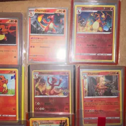 Charmander, Charmeleon, Charizard 13x Card Lot - Regular, Holo, & Reverse - NM - Image 5