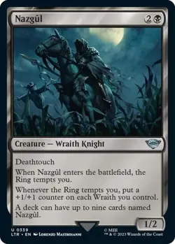 MTG ~ Nazgul (0339) ~ Universes Beyond: The Lord of the Rings ~ NM - Image 1