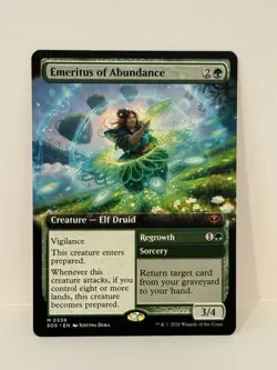Emeritus of Abundance (Extended Art) 339 SOS NM MTG - Image 1