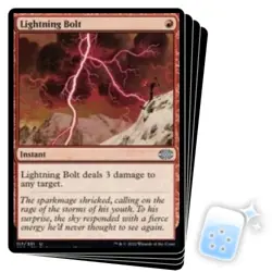 LIGHTNING BOLT X4 Double Masters 2022 Magic MTG MINT CARD - Image 1
