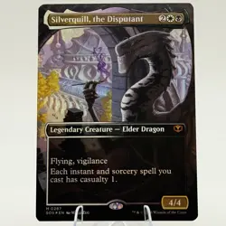 MTG Secrets of Strixhaven - Silverquill, the Disputant (Borderless) [FOIL] - NM - Image 1