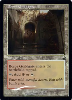 Boros Guildgate (Retro Foil) Ravnica Remastered - Magic MTG NM - Image 1