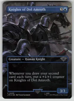 Knights of Dol Amroth (Borderless) Foil The Lord of the Rings 432 MTG NM - Image 1
