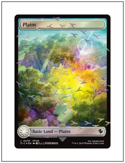 1x Plains - Chocobo Track Foil - 0478, Final Fantasy, Magic MTG NM - Image 1