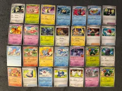 2023 Pokemon Card Lot With Holos Foils Storage Unit Find - Image 4