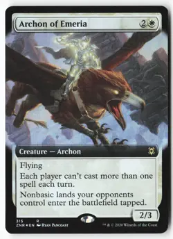 Archon of Emeria (Extended Art) #315 (Foil) (LP) Zendikar Rising ZNR Magic MTG - Image 1