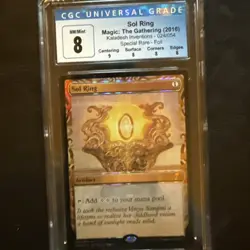 2016 MTG KALADESH INVENTIONS FOIL #24 SOL RING CGC 8 - Image 3