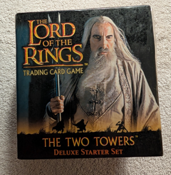 Sealed 2002 Lord of the Rings Two Towers Trading Card Game Deluxe Starter Set - Image 1