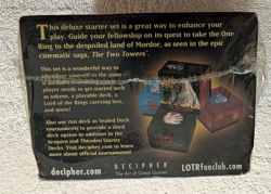 Sealed 2002 Lord of the Rings Two Towers Trading Card Game Deluxe Starter Set - Image 2