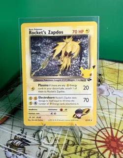 Pokemon TCG - Rocket's Zapdos 15/132 Celebrations: Classic Collection Holo - Image 1