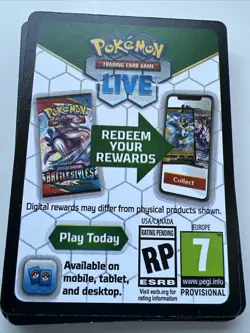Pokemon TCG Live Online Code Cards Lot- 25 Shining Fates Unused Codes - Image 1