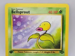 Bellsprout 49/64 1st Edition Jungle WOTC 1999 Pokemon LP - Image 2