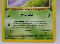 Bellsprout 49/64 1st Edition Jungle WOTC 1999 Pokemon LP - Image 3