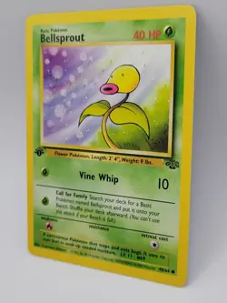 Bellsprout 49/64 1st Edition Jungle WOTC 1999 Pokemon LP - Image 4