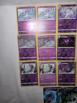 Pokemon Sword And Shield Psychic Card Lot Of 21 Common Holo Full Art - Image 2