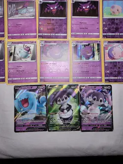 Pokemon Sword And Shield Psychic Card Lot Of 21 Common Holo Full Art - Image 5