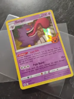 Pokemon TCG Gengar Halloween Trick Or Trade Stamped Card 057/198 Holo Rare - Image 4