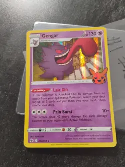 Pokemon TCG Gengar Halloween Trick Or Trade Stamped Card 057/198 Holo Rare - Image 5