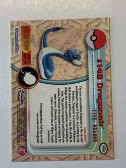 2000 Topps Chrome Pokemon Series 2 #148 Dragonair FREE COMBINED SHIPPING - Image 5