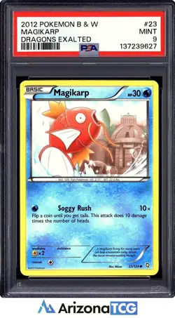 Pokemon 2012 Magikarp 23/124 Dragons Exalted PSA 9 - Image 1