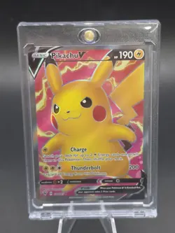 Pokemon Pikachu V 170/185 Vivid Voltage Ultra Rare Full Art Sword & Shield NM - Image 1