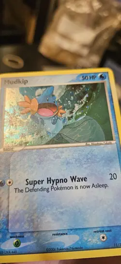 Pokemon Mudkip 11/17 Holo Pop Series 4 - Image 2