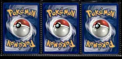 vtg Pokemon Team Rocket Eeveelutions Lot Dark Vaporeon Jolteon Flareon Non Holo - Image 2